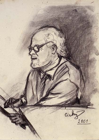 Jozef Cichý – The Portrait of a Writing Man