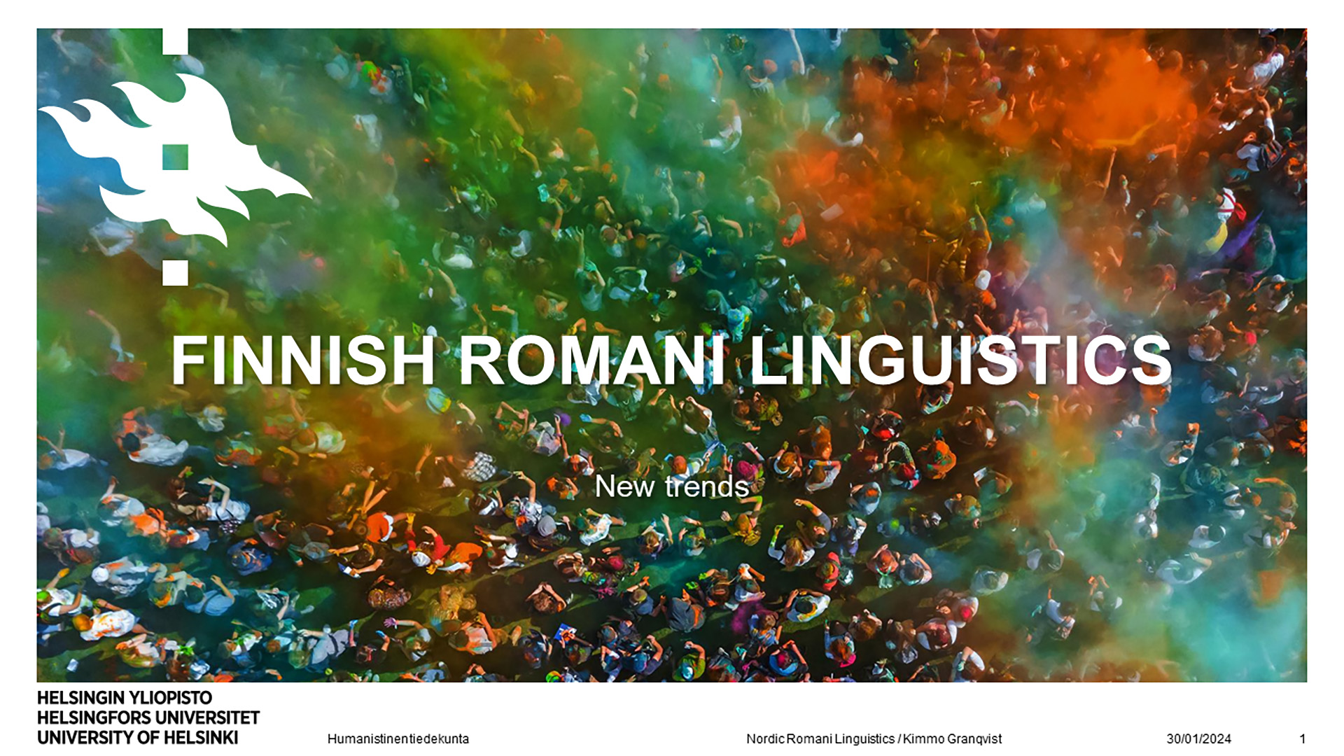 M.A. Kimmo Granqvist, PhD.: Finnish Romani Linguistics – Newest Developments