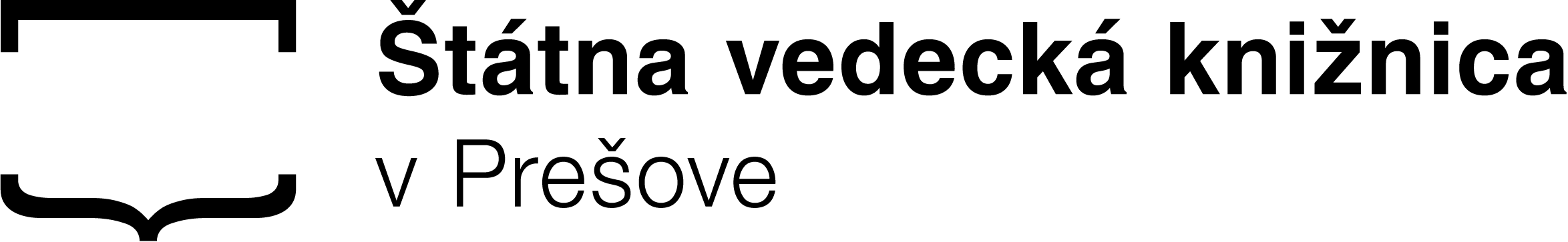 Logo Štátnej vedeckej knižnice v Prešove.